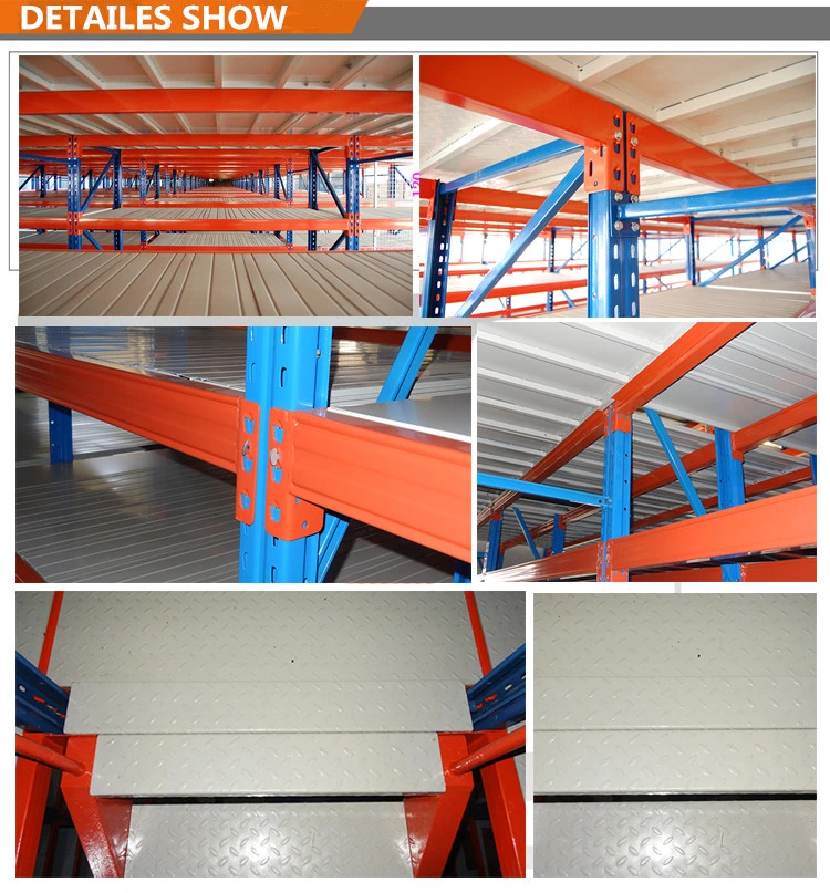 Industrial Warehouse Storage Metal Mezzanine Floor Shelf Racking