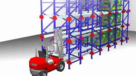 High Speed Heavy Duty Customized Radio Shuttle Pallet Racking for Warehouse Storage