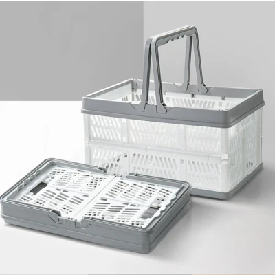 Retractable Plastic Storage Baskets Shopping Basket Hand Held Plastic Basket